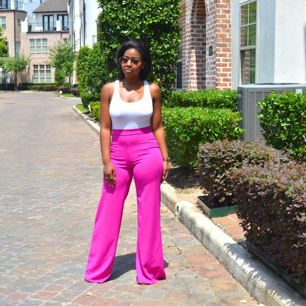 Fuchsia Pants